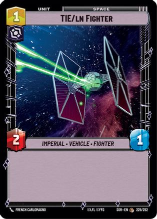 TIE/ln Fighter (225/252) [Spark of Rebellion] Foil