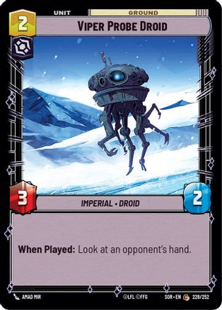 Viper Probe Droid (228/252) [Spark of Rebellion] Foil