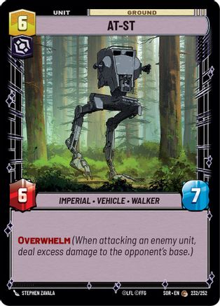 AT-ST (232/252) [Spark of Rebellion] Foil