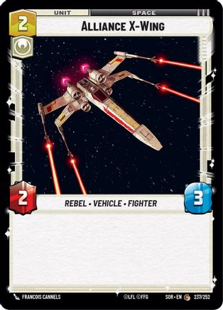 Alliance X-Wing (237/252) [Spark of Rebellion] Foil