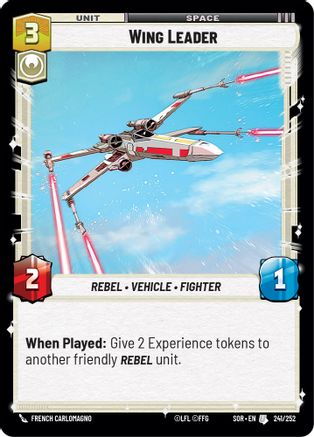 Wing Leader (241/252) [Spark of Rebellion] Foil