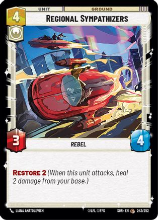 Regional Sympathizers (243/252) [Spark of Rebellion] Foil