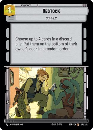 Restock (252/252) [Spark of Rebellion] Foil