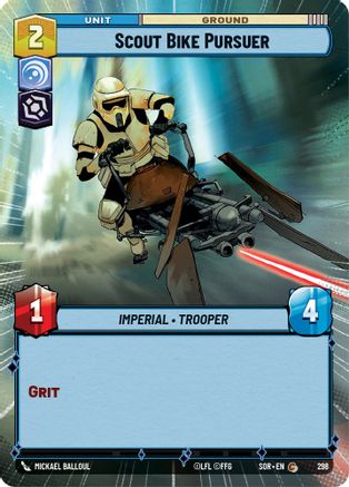 Scout Bike Pursuer (Hyperspace) (298) [Spark of Rebellion] Foil