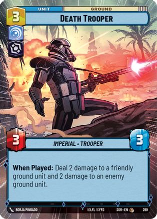 Death Trooper (Hyperspace) (299) [Spark of Rebellion] Foil