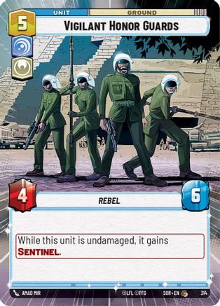 Vigilant Honor Guards (Hyperspace) (314) [Spark of Rebellion] Foil