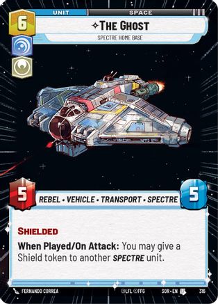 The Ghost - Spectre Home Base (Hyperspace) (316) [Spark of Rebellion] Foil