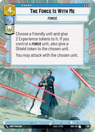 The Force is With Me (Hyperspace) (320) [Spark of Rebellion] Foil