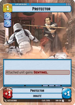 Protector (Hyperspace) (322) [Spark of Rebellion] Foil