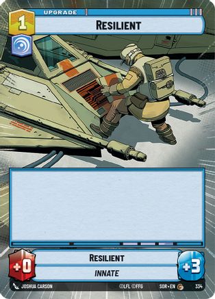 Resilient (Hyperspace) (334) [Spark of Rebellion] Foil