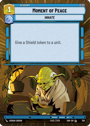 Moment of Peace (Hyperspace) (338) [Spark of Rebellion] Foil