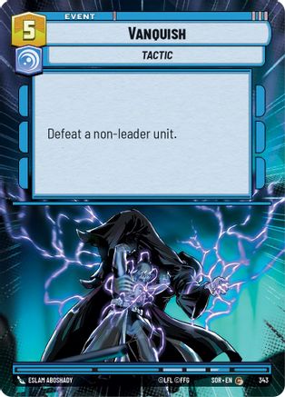 Vanquish (Hyperspace) (343) [Spark of Rebellion] Foil