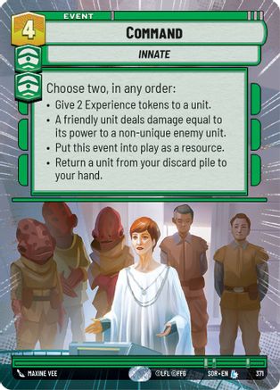 Command (Hyperspace) (371) [Spark of Rebellion] Foil