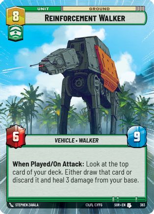 Reinforcement Walker (Hyperspace) (383) [Spark of Rebellion] Foil