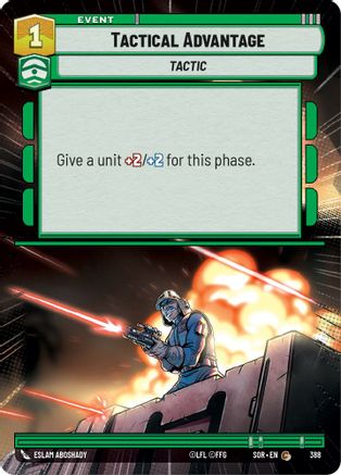 Tactical Advantage (Hyperspace) (388) [Spark of Rebellion] Foil