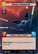 Imperial Interceptor (Hyperspace) (396) [Spark of Rebellion] Foil