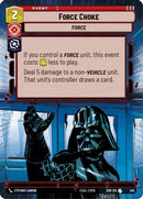 Force Choke (Hyperspace) (402) [Spark of Rebellion] Foil