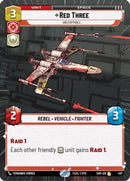 Red Three - Unstoppable (Hyperspace) (407) [Spark of Rebellion] Foil