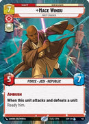 Mace Windu - Party Crasher (Hyperspace) (412) [Spark of Rebellion] Foil