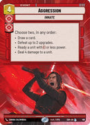 Aggression (Hyperspace) (418) [Spark of Rebellion] Foil