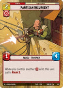 Partisan Insurgent (Hyperspace) (422) [Spark of Rebellion] Foil