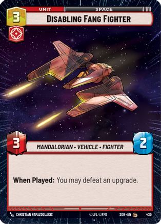 Disabling Fang Fighter (Hyperspace) (425) [Spark of Rebellion] Foil