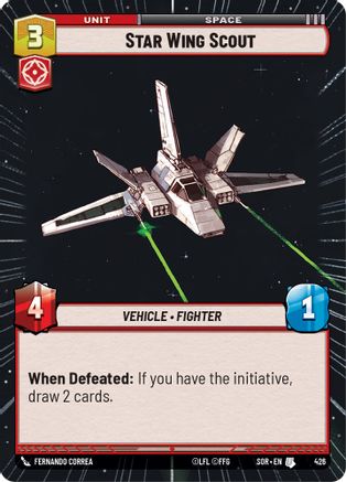 Star Wing Scout (Hyperspace) (426) [Spark of Rebellion] Foil