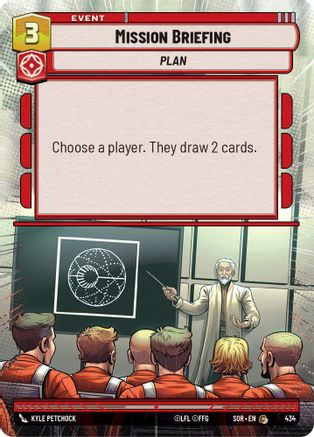 Mission Briefing (Hyperspace) (434) [Spark of Rebellion] Foil