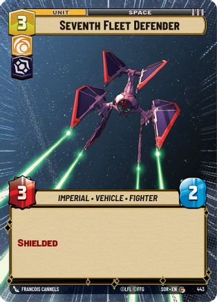 Seventh Fleet Defender (Hyperspace) (443) [Spark of Rebellion] Foil