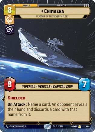 Chimaera - Flagship of the Seventh Fleet (Hyperspace) (448) [Spark of Rebellion] Foil