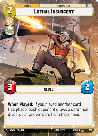Lothal Insurgent (Hyperspace) (452) [Spark of Rebellion] Foil