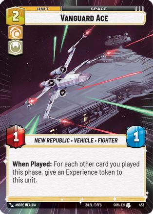 Vanguard Ace (Hyperspace) (453) [Spark of Rebellion] Foil