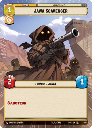 Jawa Scavenger (Hyperspace) (467) [Spark of Rebellion] Foil