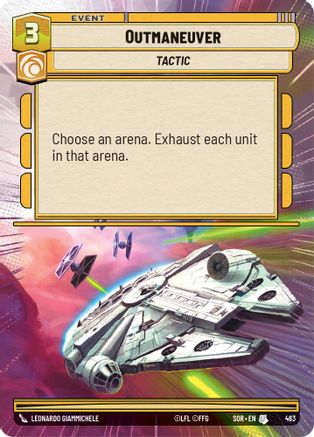 Outmaneuver (Hyperspace) (483) [Spark of Rebellion] Foil