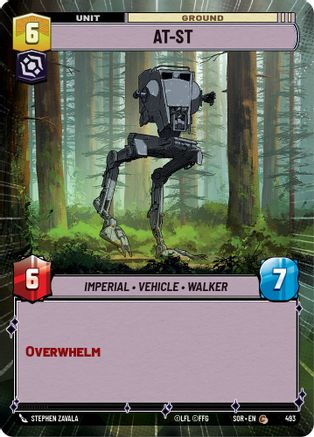 AT-ST (Hyperspace) (493) [Spark of Rebellion] Foil