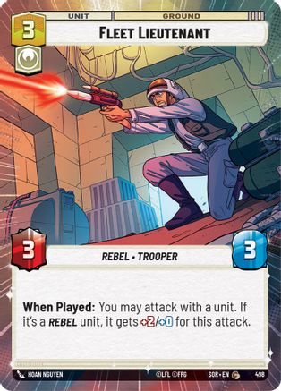 Fleet Lieutenant (Hyperspace) (498) [Spark of Rebellion] Foil