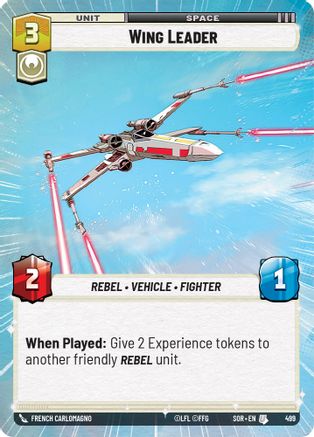 Wing Leader (Hyperspace) (499) [Spark of Rebellion] Foil