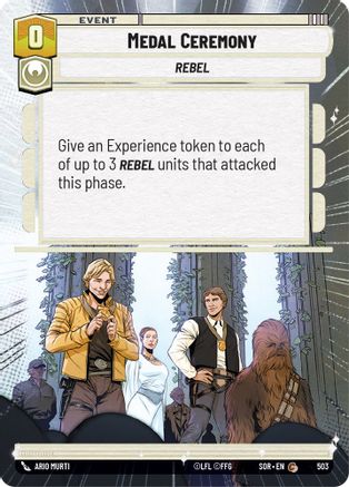 Medal Ceremony (Hyperspace) (503) [Spark of Rebellion] Foil