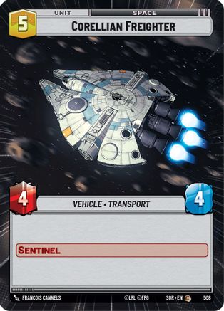 Corellian Freighter (Hyperspace) (508) [Spark of Rebellion] Foil