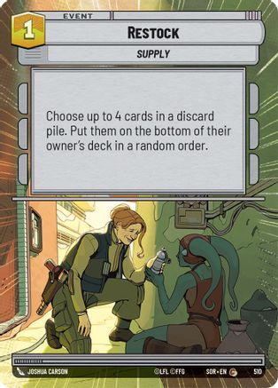 Restock (Hyperspace) (510) [Spark of Rebellion] Foil
