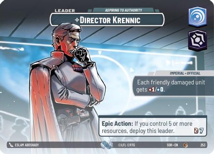 Director Krennic - Aspiring to Authority (Showcase) (253) [Spark of Rebellion] Foil
