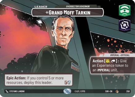 Grand Moff Tarkin - Oversector Governor (Showcase) (258) [Spark of Rebellion] Foil