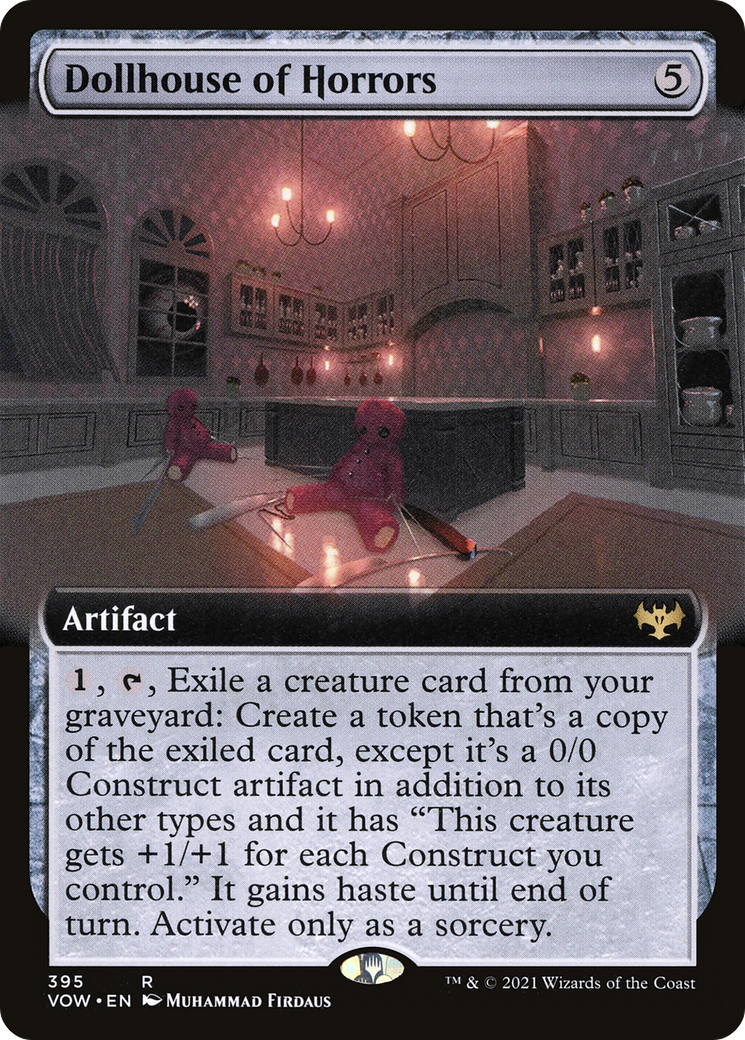 Dollhouse of Horrors (VOW-395) [Innistrad: Crimson Vow]: (Extended Art) Foil