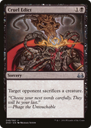Cruel Edict (DD3-048) [Duel Decks Anthology: Divine vs. Demonic]