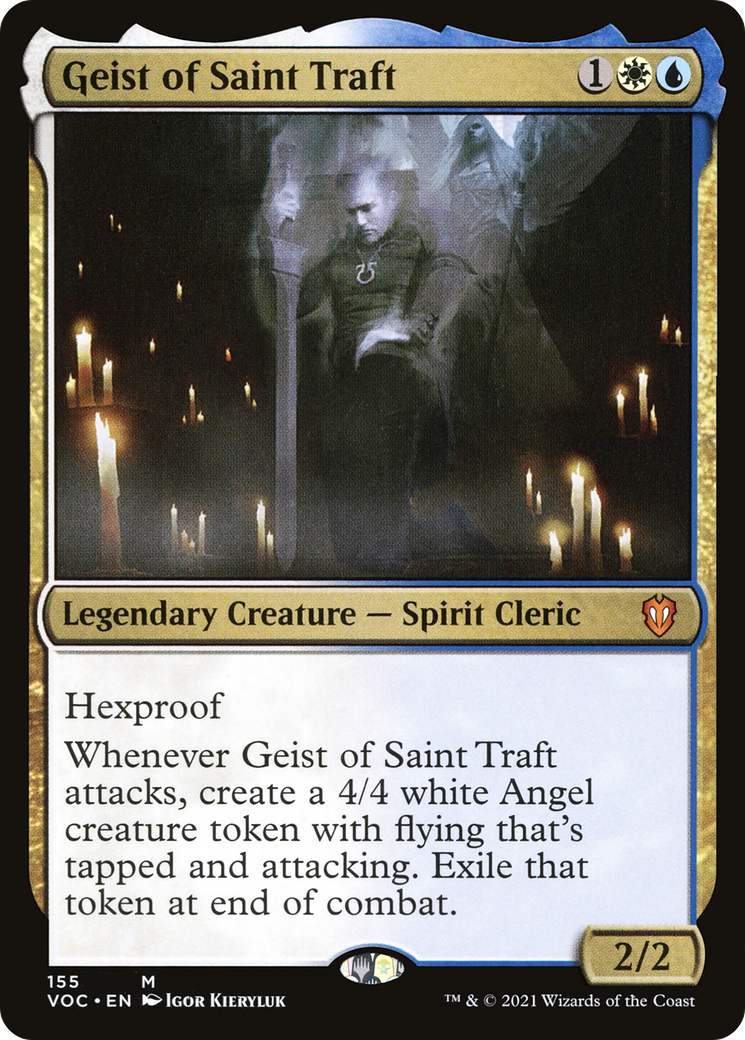 Geist of Saint Traft (VOC-155) [Crimson Vow Commander]