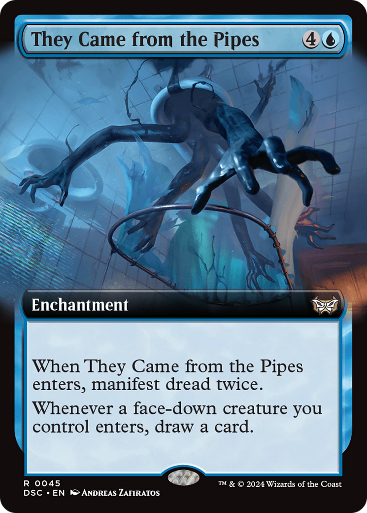 They Came from the Pipes (DSC-045) [Duskmourn: House of Horror Commander]: (Extended Art)