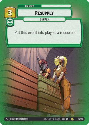 Resupply (12/20) [Spark of Rebellion Weekly Play Promos] Foil