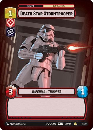 Death Star Stormtrooper (13/20) [Spark of Rebellion Weekly Play Promos] Foil