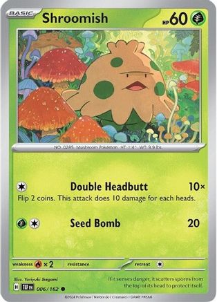 Shroomish 6 - [SV05 Temporal Forces] Reverse Holofoil