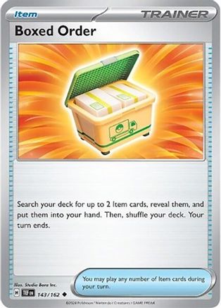 Boxed Order 143 - [SV05 Temporal Forces] Reverse Holofoil